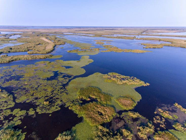 view of Romanias danube delta